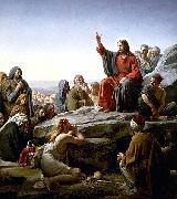 Carl Heinrich Bloch The Sermon on the Mount by Carl Heinrich Bloch oil painting